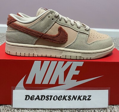 W Nike Dunk Low Terry Swoosh DZ4706 200 Unisex Adult Sizes