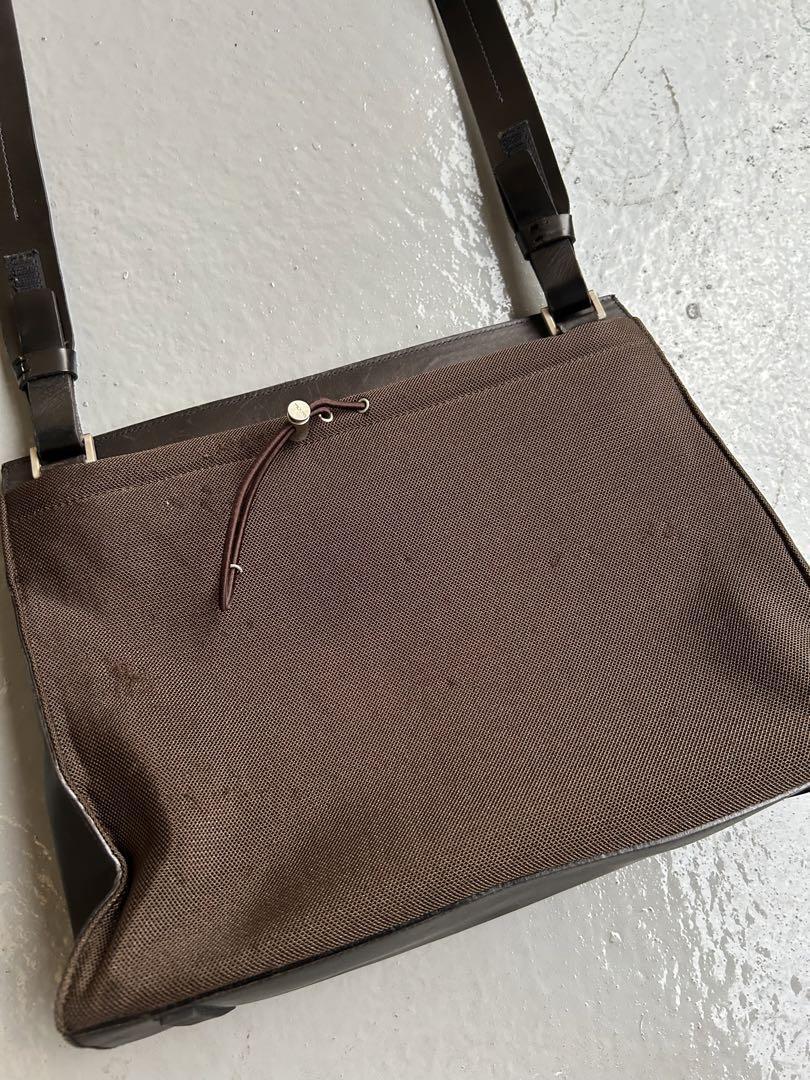 PRADA archive 1999AW Black Brown Leather Shoulder bag Used PRADA archive 1999AW Black Brown Leather Shoulder bag Used