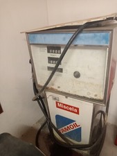 DISTRIBUTORE DI MISCELA BENZINA VINTAGE GAS PUMP ORIGINALE TAMOIL ANNI 80