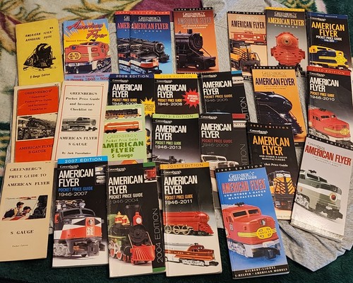 Collection Greenbergs American Flyer Train Pocket Price Appraisal Guides Books