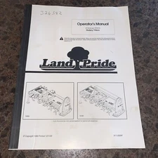 Land Pride Rotary Tillers Operator’s Manual RTA10 RTA15