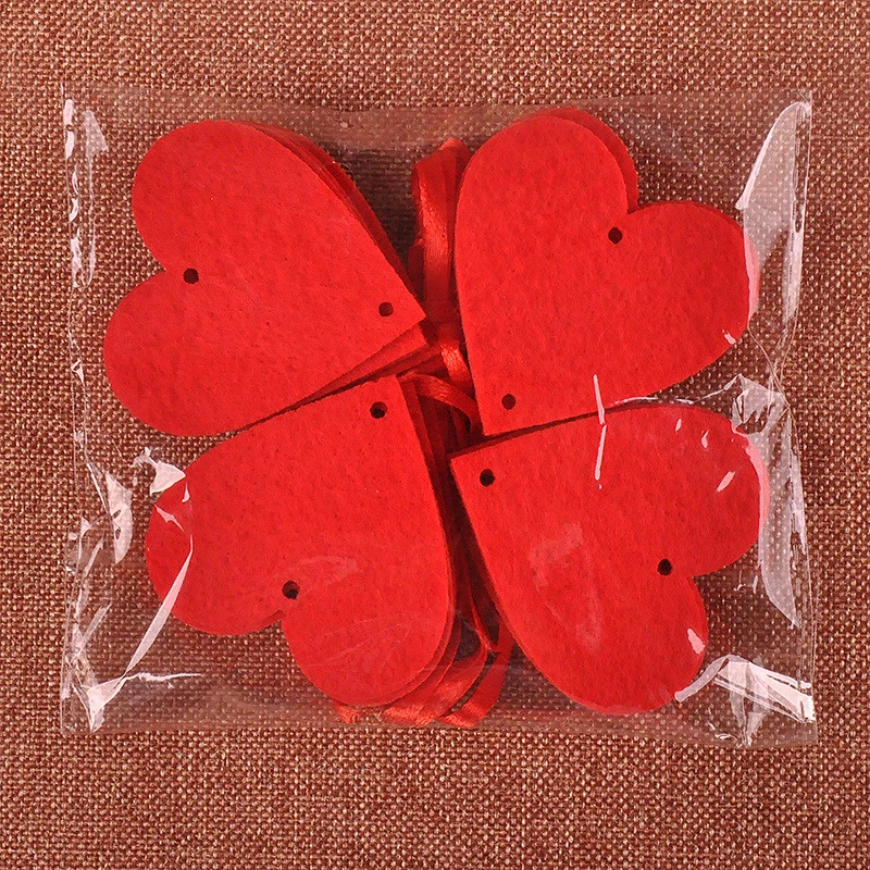 Love Heart Hanging red Garland Valentine Propose Wedding Loving hearts Date - image 3 of 4
