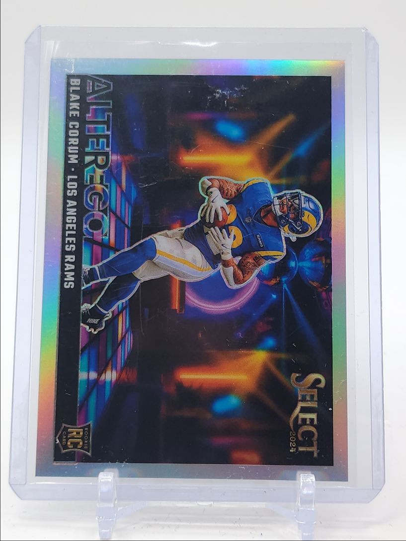 BLAKE CORUM 2024 SELECT ALTER EGO ROOKIE CASE HIT SP PRIZM RAMS RC Q4272