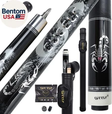 Pool Cue Stick,Billiard Cue Sticks with Hard Case Low Deflection Shaft Professio