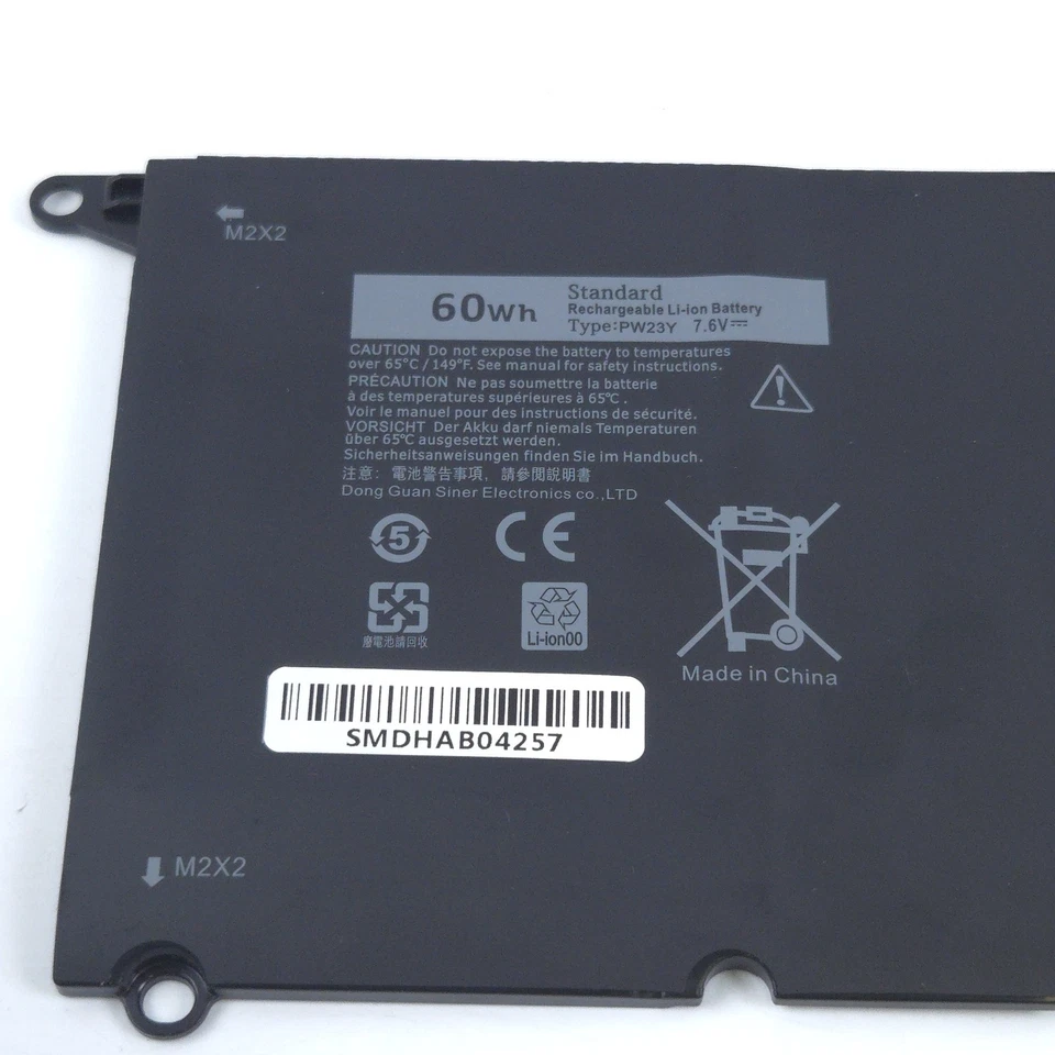 Batería para Dell PW23Y XPS 13 9360 Series 13-9360-D1605T D1505G RNP72 TP1GT Foto 2 de 3