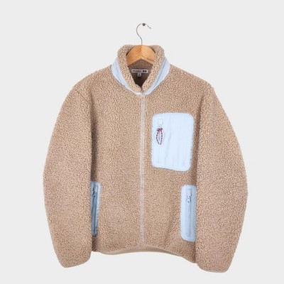 J.W. ANDERSON x UNIQLO Herren Fleecejacke Creme - Größe M