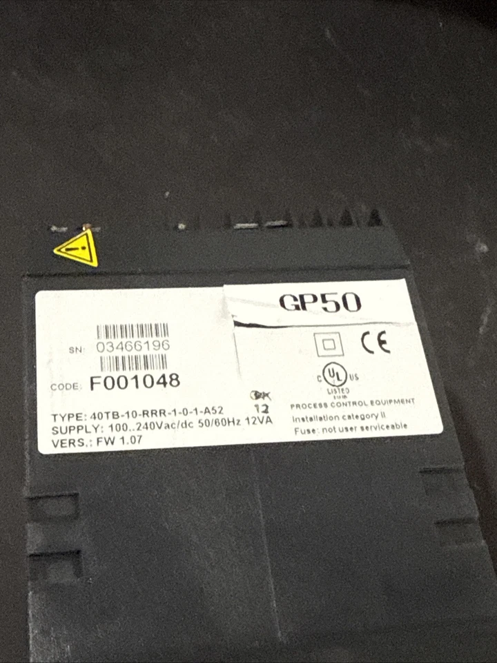 Controlador de temperatura Gefran GP50 SN 03466196 NOS Foto 4 de 4