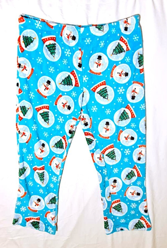 Secret Treasures Womens Plus Pajama Lounge Pants 2XL 18W-20W SOFT Snowman Trees - Picture 2 of 5
