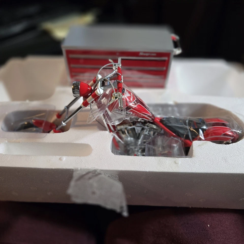 Snap On Orange County Choppers, Bicicleta "Chopper" y Caja de Herramientas, Como Nuevo Foto 4 de 4