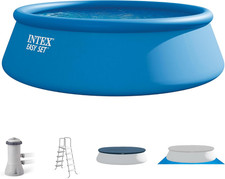 INTEX Easy Set 15 Ft X 48In above Ground Pool Set, round Inflatable Swimming Poo