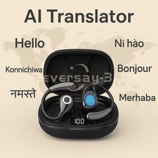 AI Language Translator Earbuds Device Real-time Smart Instant 144 Languages
