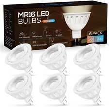 MR16 LED Bulb, 12V 5W 50W Halogen Equivalent , GU5.3 Bi Pin Base, 6000K Daylight
