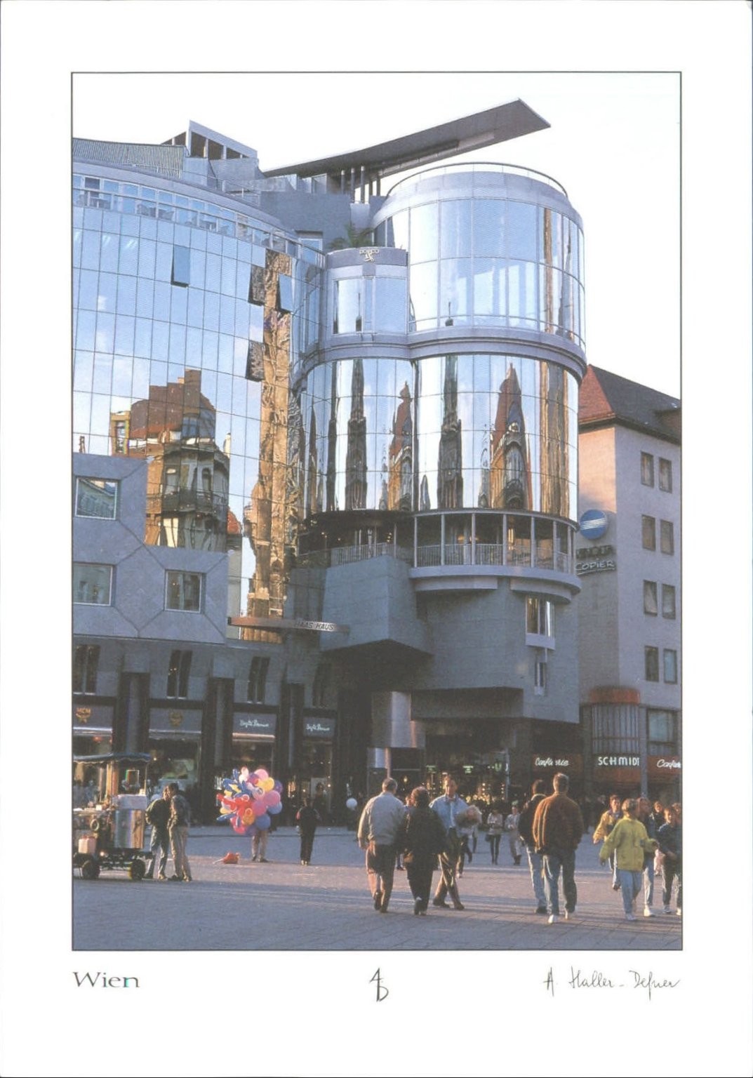 Vienna Haas-Haus Postcard - Modern Architecture Wien Austria Dr. A. Defrner