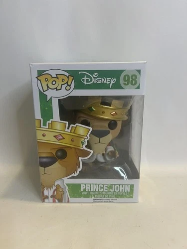 Funko POP 98 2014 Disney PRINCE JOHN Red Robe  Robin Hood  Vaulted