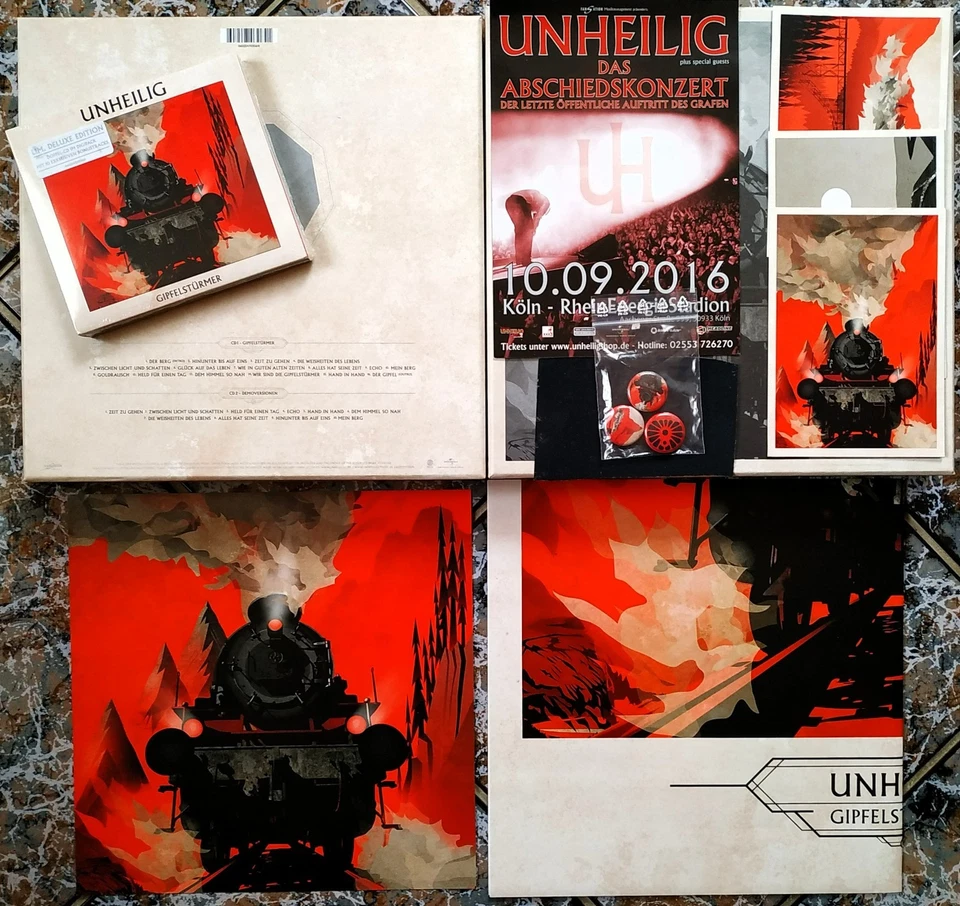 UNHEILIG - "Gipfelstürmer" - Box-Set - Limitierte Fan-Edition 3xLP, CD, Bonus - Bild 2 von 4