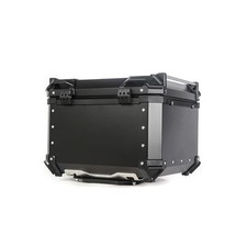 Alu Trunk 55l Motorcycle Top Case Waterproof Luggage Storage Wreflective Strips