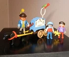 Vintage Playmobil 5550, barbaric organ player, Victorian house, complete