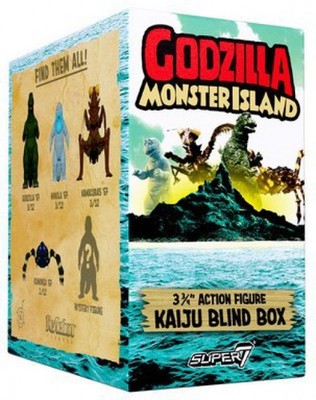 ReAction TOHO Godzilla Kaiju Monster Island - Showa Era 3.75-Inch  Pack