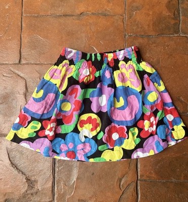 Stella Mccartney Kids Abstract Floral Colorful Skirt Girls 10 Years Old
