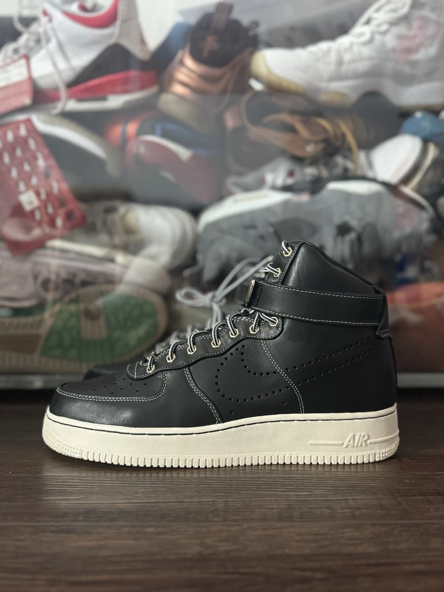 Size 11 Nike Air Force 1 High Premium LE Black‎ White Mens Sneakers 386161-006 Size 11 Nike Air Force 1 High Premium LE Black White Mens  main image 4