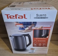 Tefal Subito Electric Kettle, 1.7L, Fast Boiling, Cordless 1.7 Litres, Black_ 
