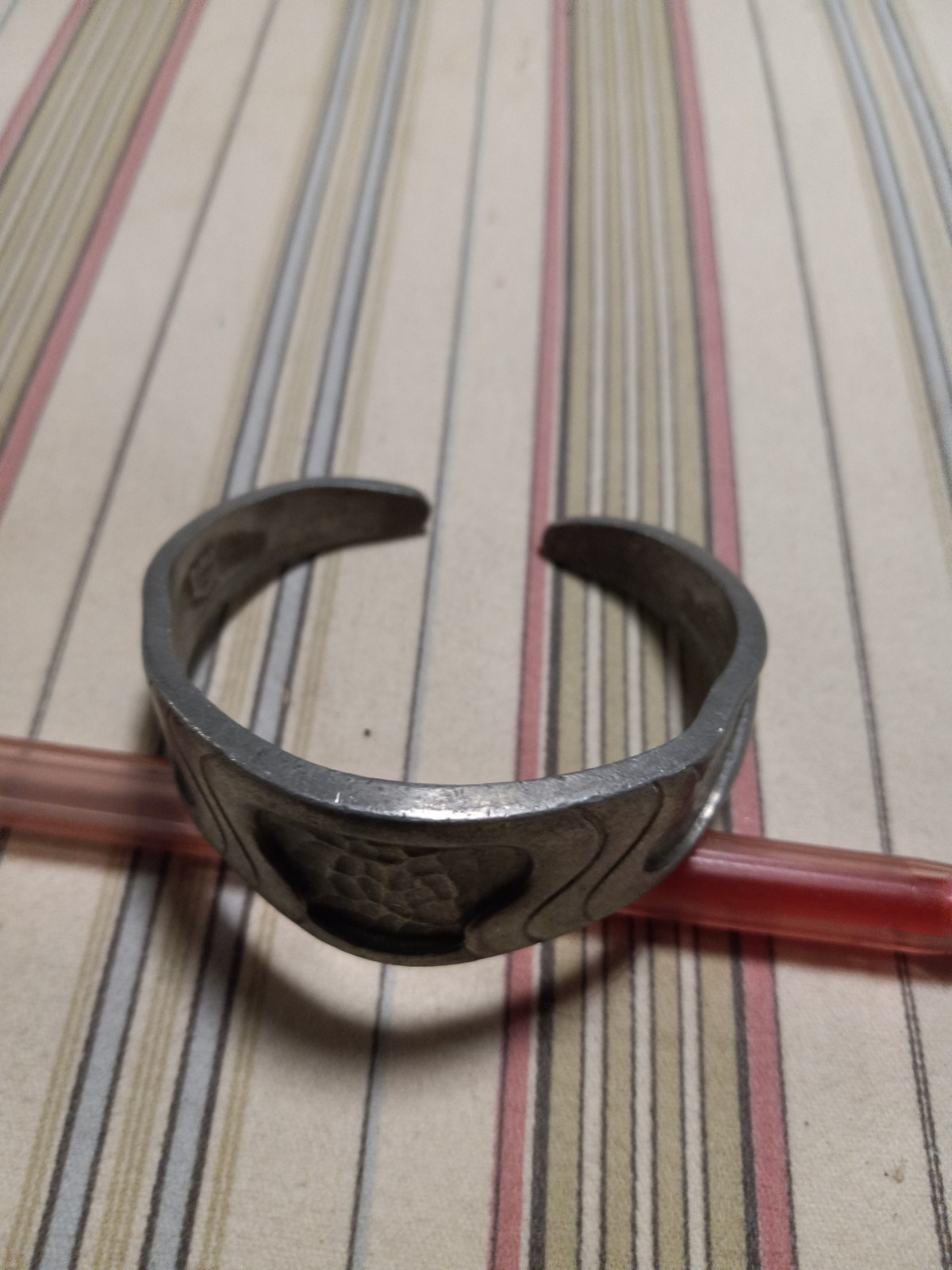 Solid Sterling Silver Cuff Bracelet - image 1