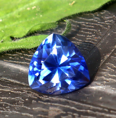 Natural Blue Sapphire Certified Loose Gemstone Trillion Shape 5-6 Ct