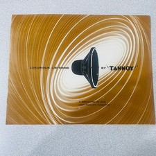 Tannoy Monitor Gold Dual Concentric Brochure 1968 Hi-Fi Cabinet Guide Vintage