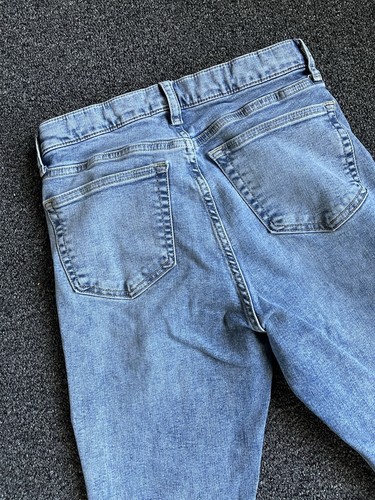 Women’s Topshop Jamie Flair Jeans in Bleach High Waist Light Wash Size 6 - Picture 7 of 10