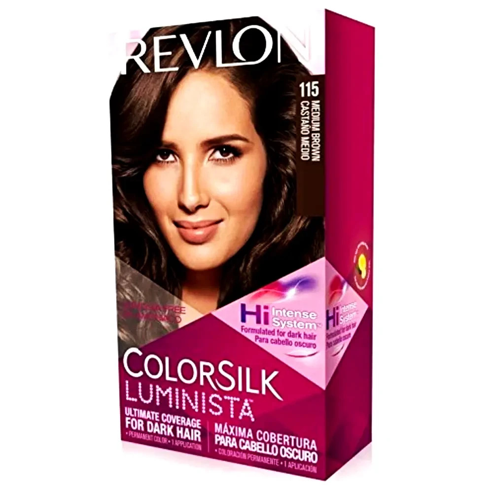 Silk Luminista, Permanent Hair Color, 115 Medium Brown