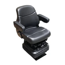 Sears® Seat Assembly - Mechanical Suspension Mid Back Black Vinyl