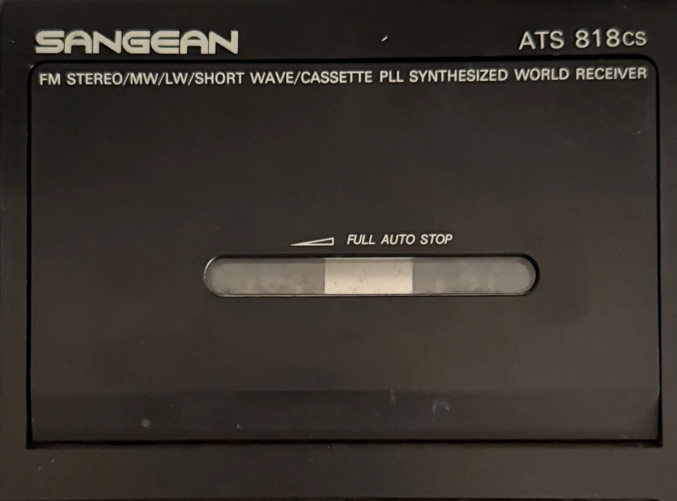 Sangean ATS-818CS AM/FM LW MW SW Kurzwellen Radio Kassette Wiedergabe Schallplatte FUNKTIONIERT SEHR GUTER ZUSTAND1 - Bild 3 von 4