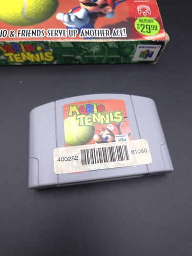 Mario Tennis for Nintendo 64 (N64) Complete CIB with Box NO Manual - Picture 2 of 14