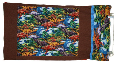 Handmade Dinosaur Print King Pillowcases Set of 2 Kids Bedding Playroom Dorm