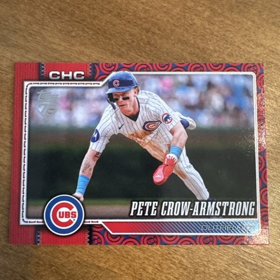 2026 Topps Series 1 Pete Crow-Armstrong #196 Chicago Cubs Team Border Variation
