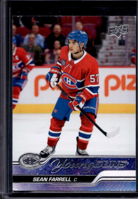 2023-24 Upper Deck Sean Farrell Rookie Young Guns RC #234 Canadiens