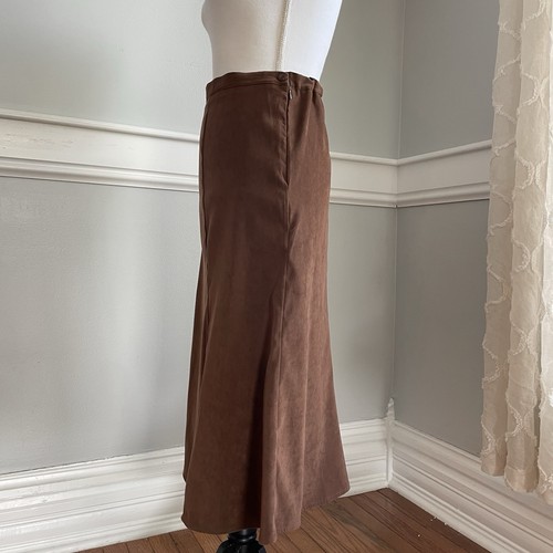 Set giacca e gonna Southern Lady vintage marrone microfibra taglie forti 16/18 - Foto 10 di 14