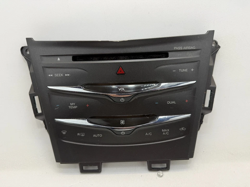 2013 - 2019 Lincoln MKT OEM Radio Dual Climate Control Panel - Image 2 of 4