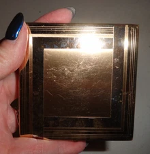 Vintage Wadsworth USA Metal Compact with Mirror