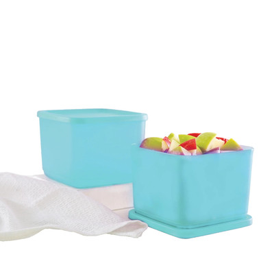 Tupperware Cubix Square Dry Food Storage Kitchen Container 1 Ltr Set Of 8