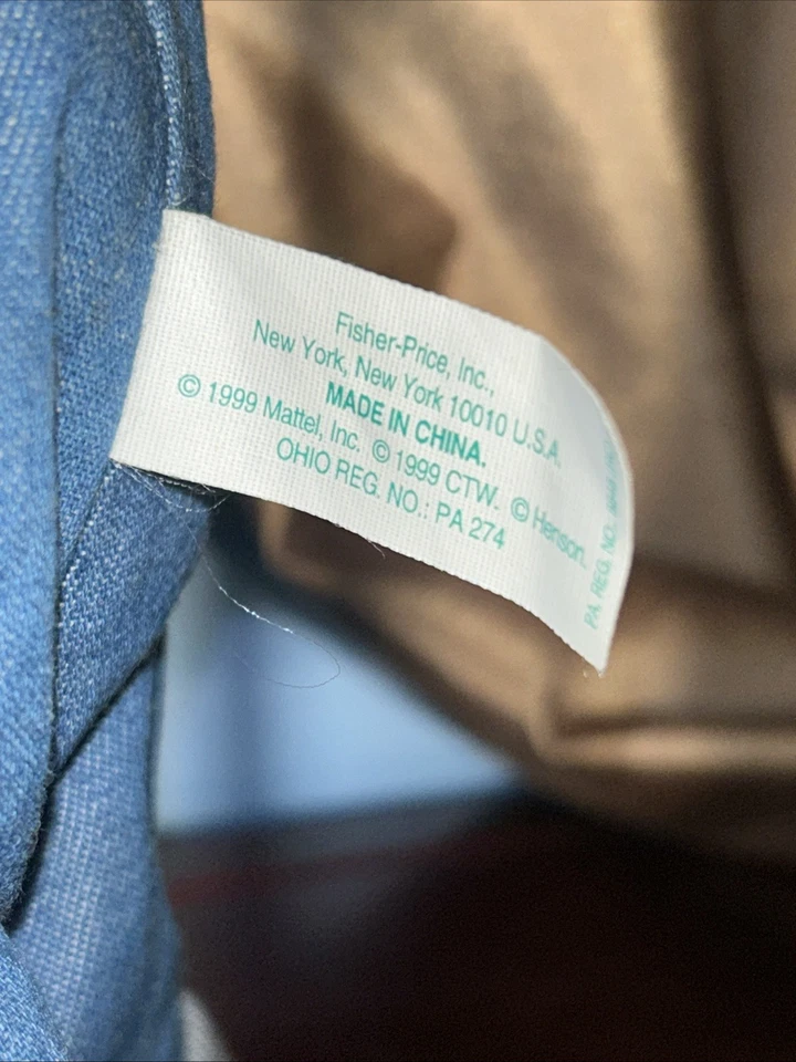 Fisher Price Let's Pretend Elmo он говорит и поет в комбинезоне плюшевая игрушка фигурка - Изображение 4 из 4