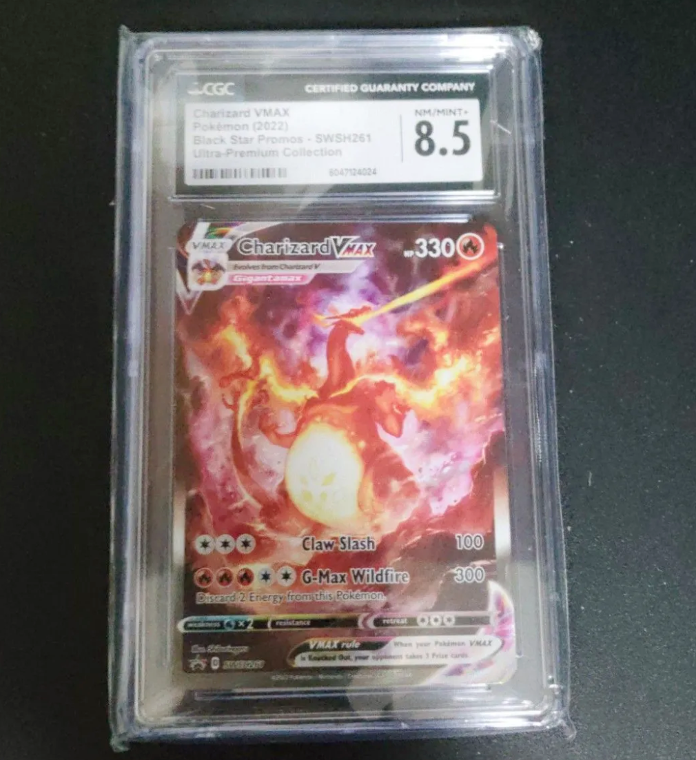 Charizard VMAX CGC 8.5 - Black Star Promo SWSH261 - Ultra Premium