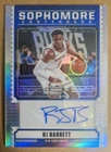 2020-21 Contenders Optic RJ BARRETT #SCA-RJB Sophomore Holo Auto /99 Knicks