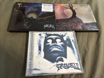 TROUBLE - The Skull / Psalm 9 / Simple Mind Condition [3 CD LOT]