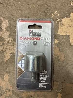 Morse Dgm22c 1-3/8'' Diamond Grit Hole Saw