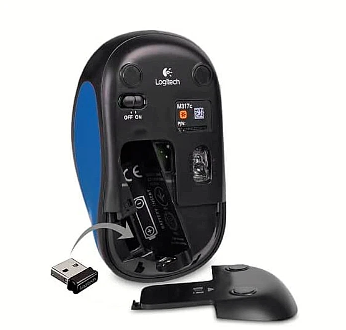 Logitech M317 Wireless Optical Mouse Many New Colors To Choose From M325 M185 - Image 3 of 4