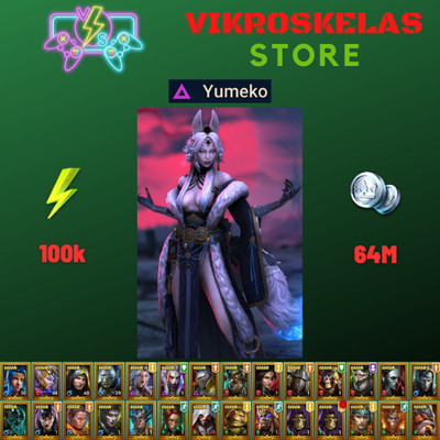 Raid Shadow Legends | Starter acc with Yumeko : 100k energy / 28 Legendary hero