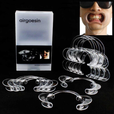Retractor de Mejillas Dental Abre Bocas Autoclavable en Forma de C para Dental