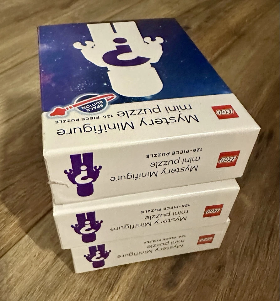 Tres LEGO Minifiguras Misteriosas Mini Puzzle Edición ESPACIO-126 Piezas Ea*ENVÍO GRATUITO Foto 3 de 3