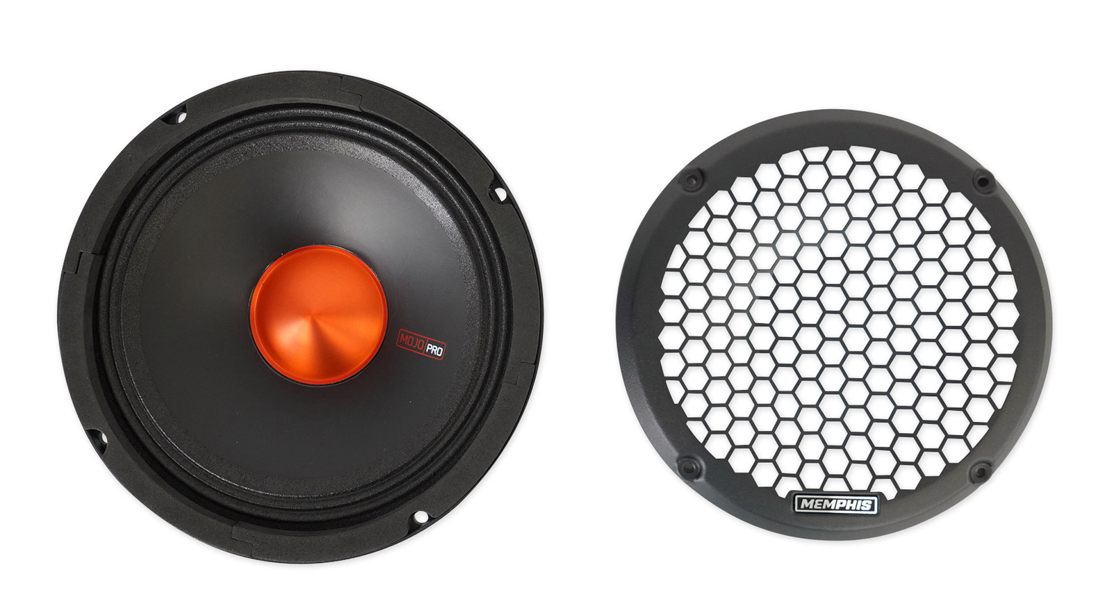 Автомобильныйморской среднечастотный динамик Memphis MJP8 MOJO Pro мощностью 400 Вт Neo 8 - Водонепроницаем